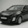 Peugeot 208 black 2024 manual diesel car rental Marrakech Morocco
