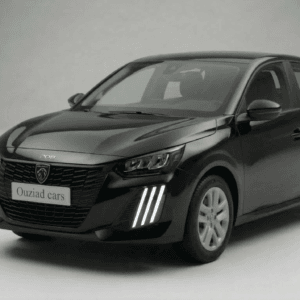 Peugeot 208 black 2024 manual diesel car rental Marrakech Morocco